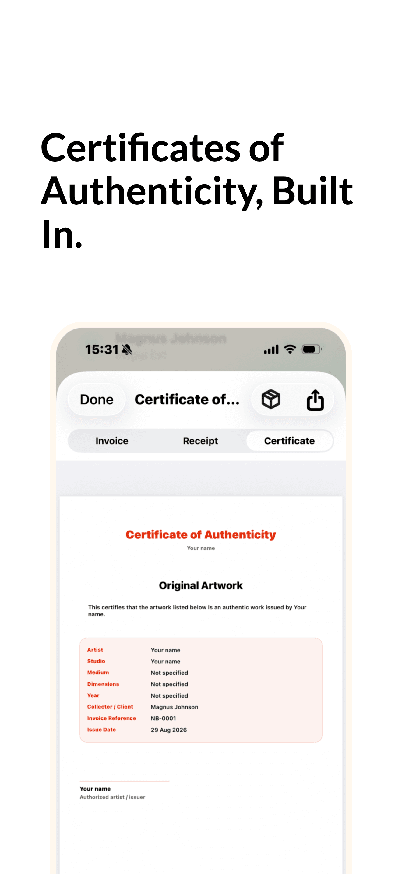 Keep your billing studio-ready.