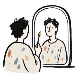 Painting Mirror logo