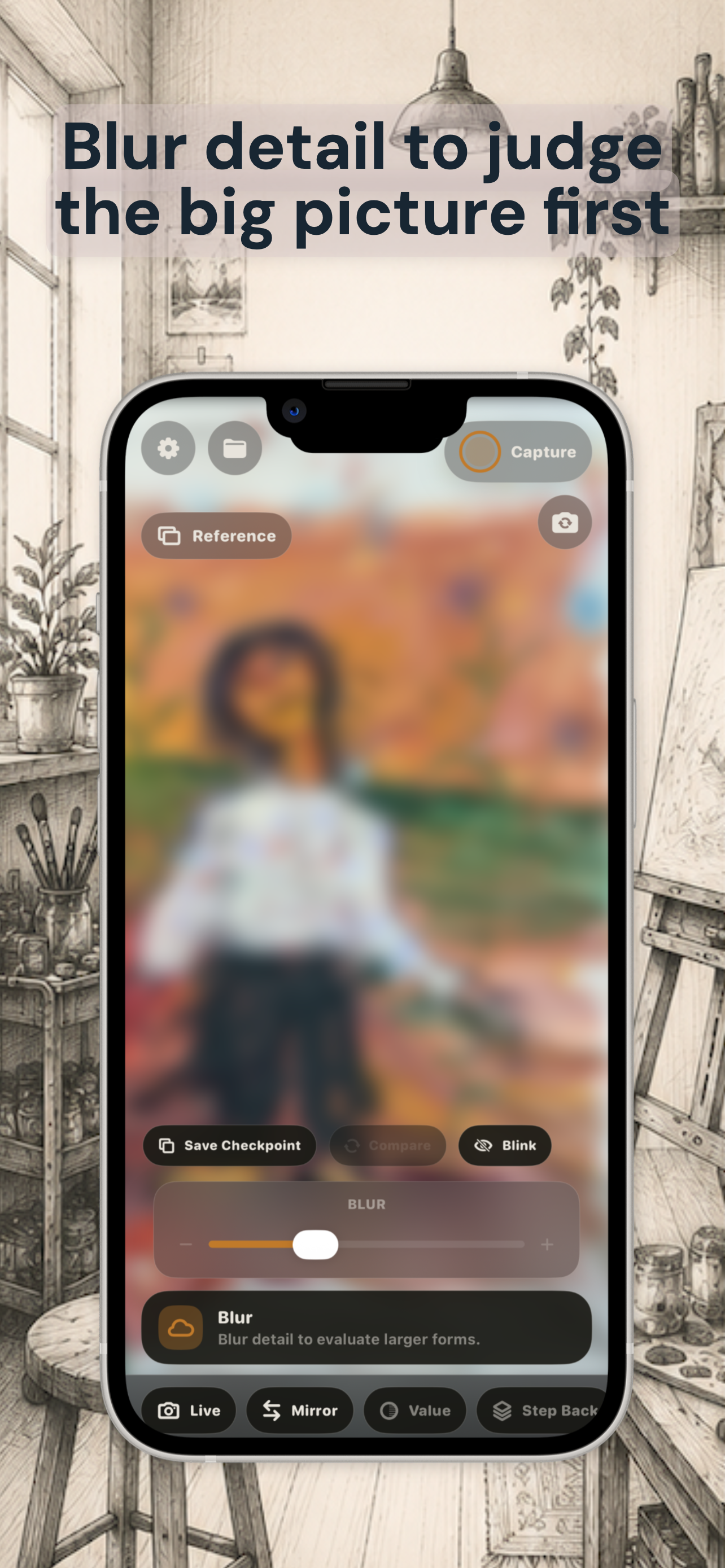 Painting Mirror mirror mode