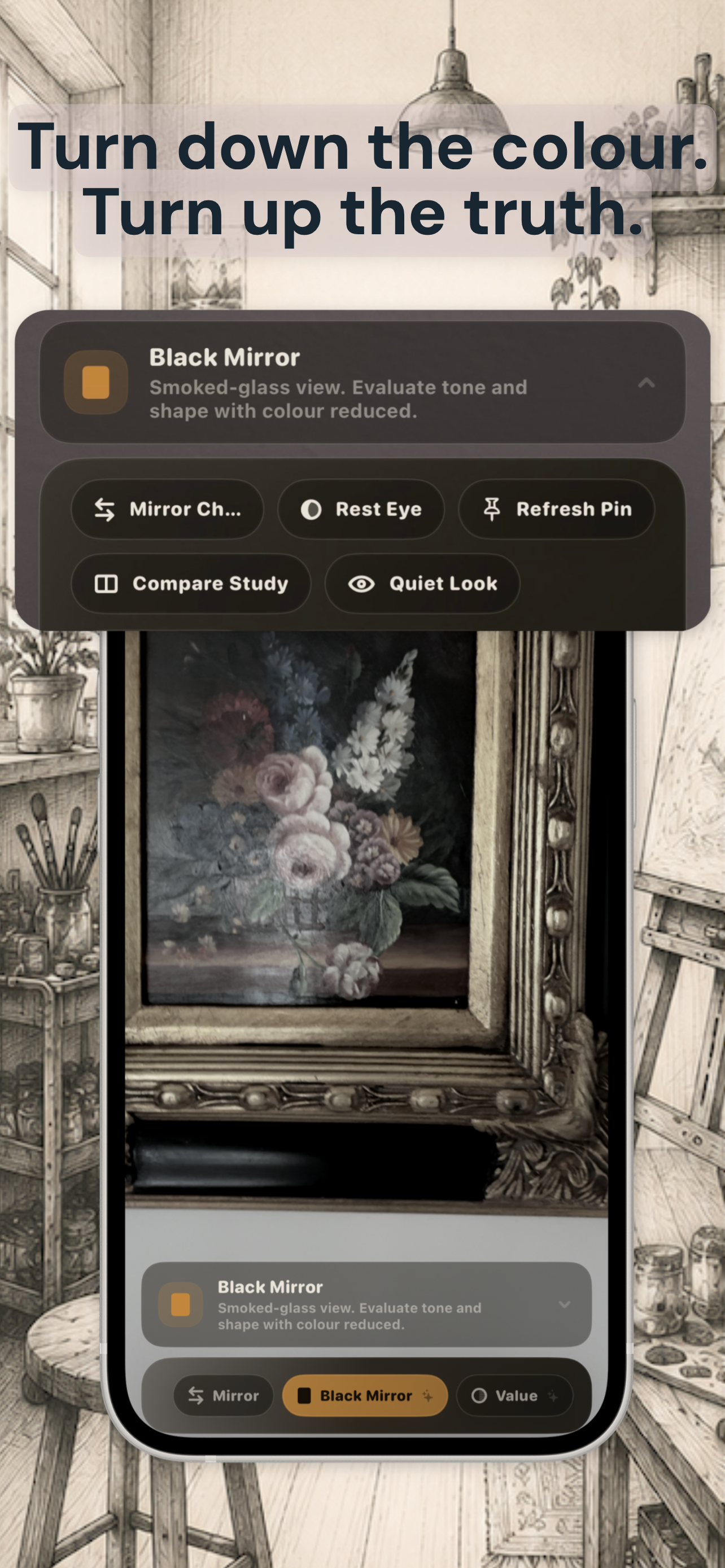 Painting Mirror studio mode screenshot 04