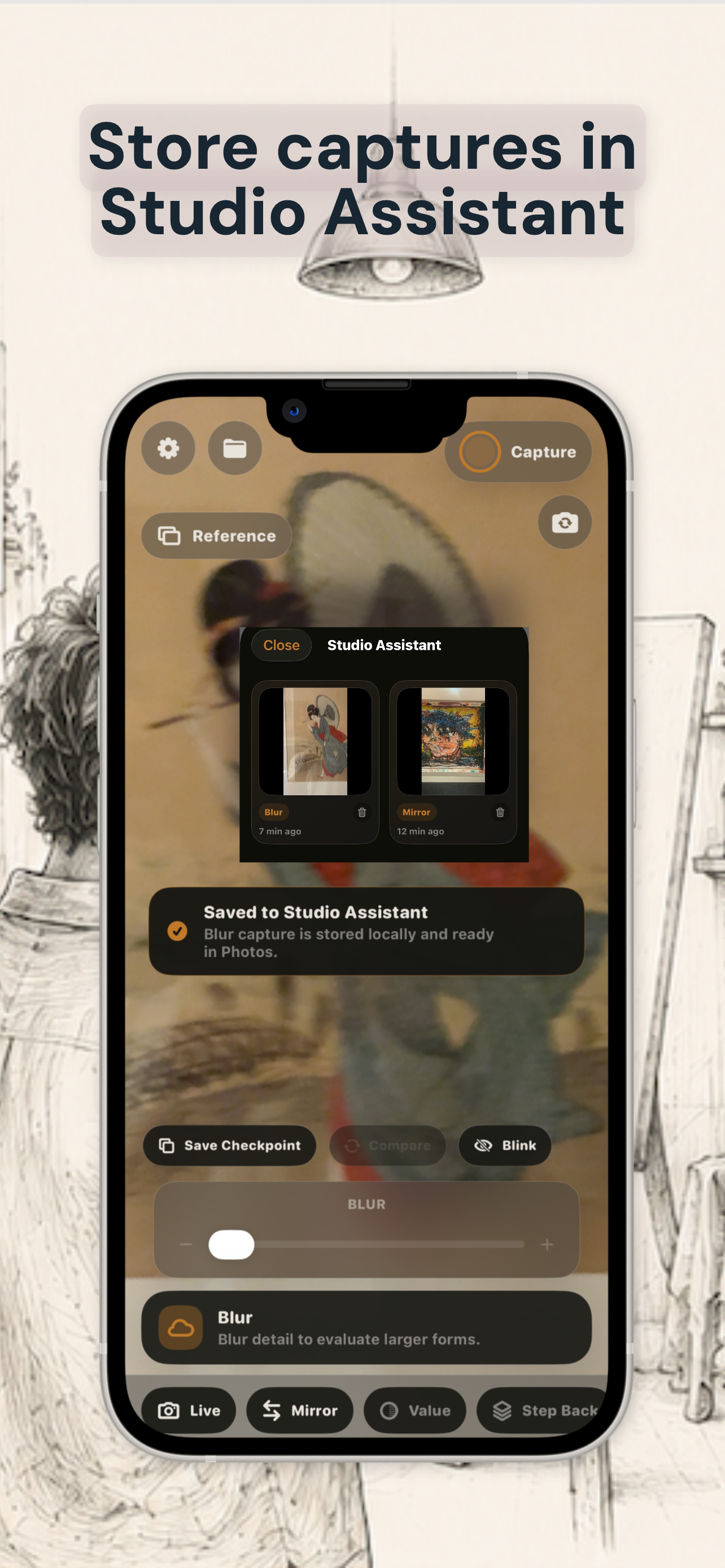 Painting Mirror studio mode screenshot 05