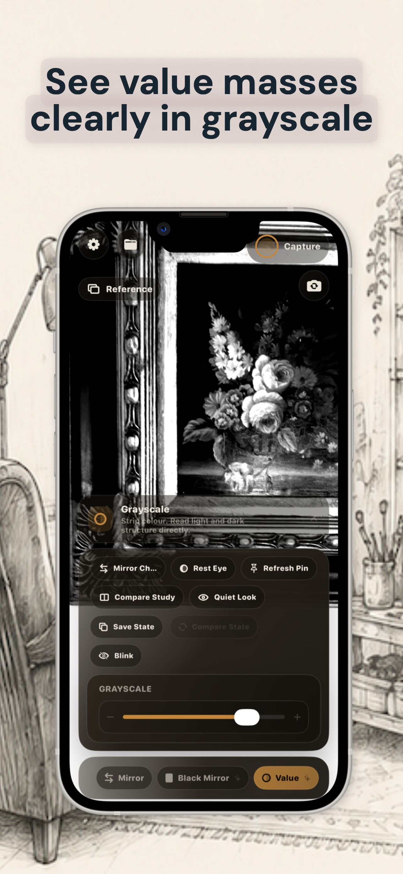 Painting Mirror studio mode screenshot 06